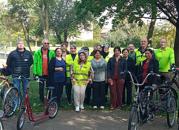 Fahrradkurs beim Stadtteilhaus